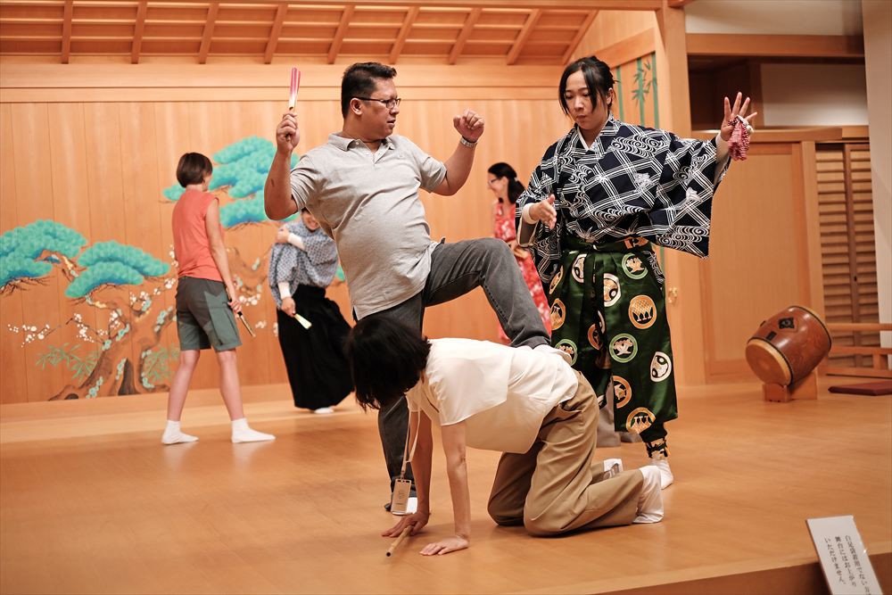 Team practice at Yokohama Noh Theater