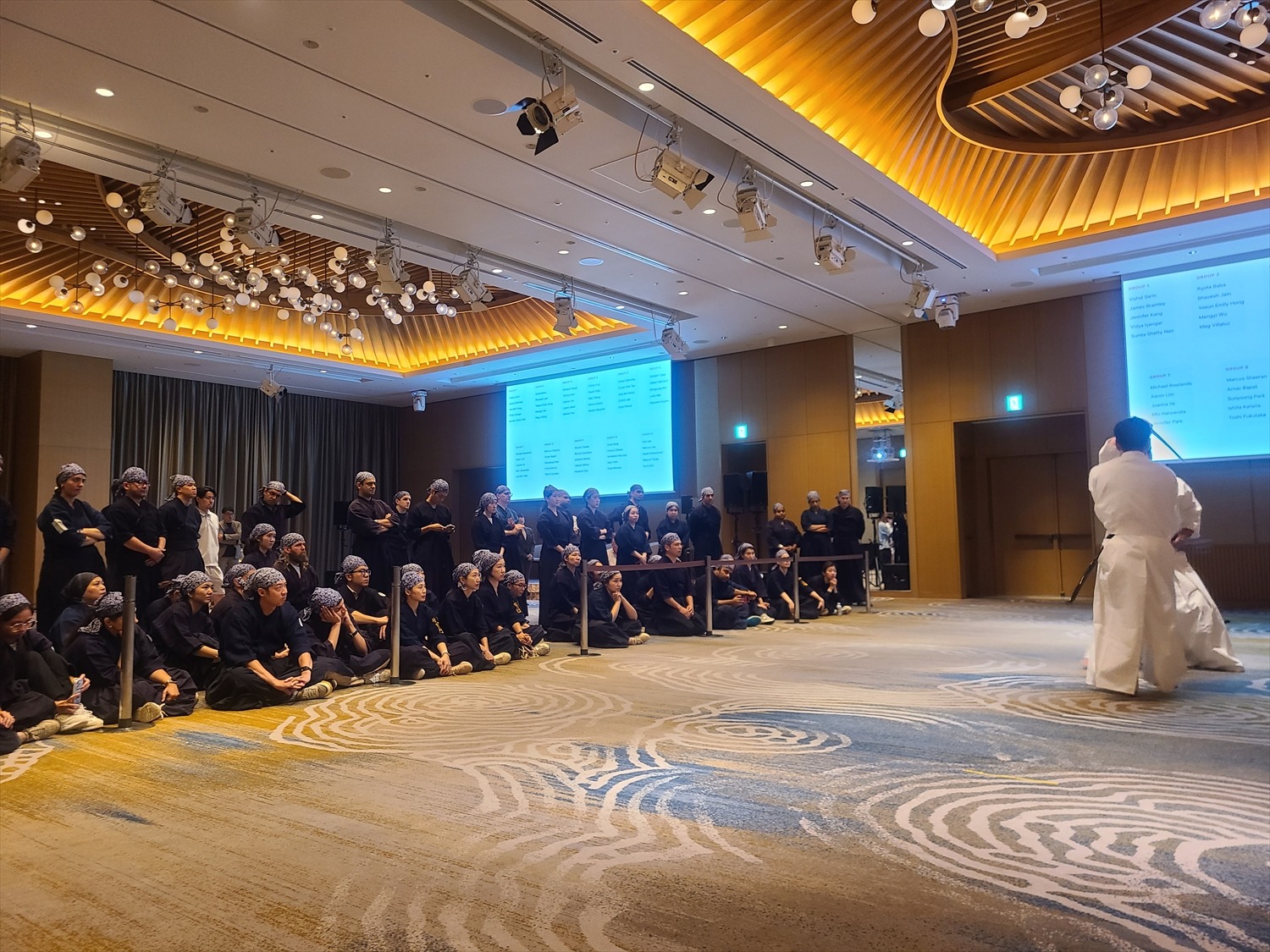 Corporate Samurai Team Challenge held at a luxury hotel in Yokohama